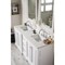 James Martin Vanities De Soto 72in Double Vanity, Bright White w/ 3 CM Eternal Jasmine Pearl Quartz Top 825-V72-BW-3EJP - alternate 4